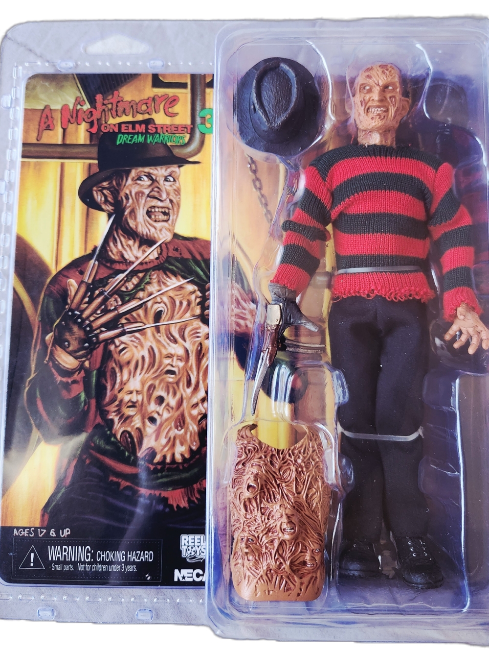 A Nightmare on Elm Street Freddy Krueger Action Figure - Red & Black Sweater